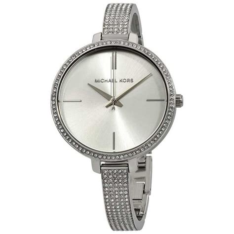 michael kors mk3783 jaryn silberne netzarmbanduhr|Jaryn Pavé Silver.